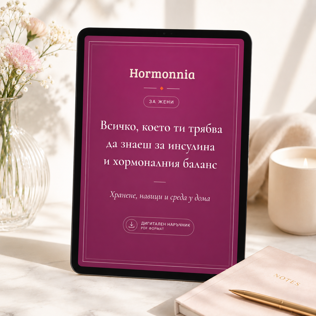 Дигитален наръчник "Всичко, което ти трябва да знаеш за инсулина и хормоналния баланс"